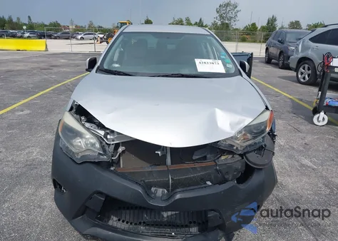 2016 Toyota Corolla Le z USA, uszkodzony, nr VIN 2T1BURHE4GC676260